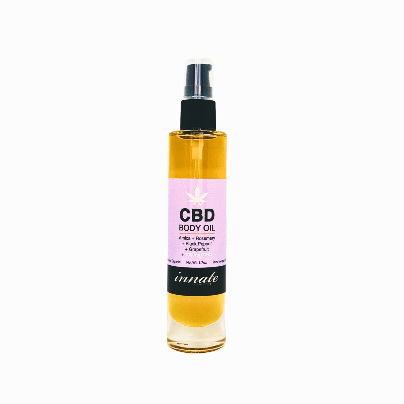 Arnica + Rosemary + Black Pepper + Grapefruit + 1000mg CBD Body Oil